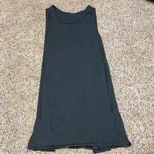 Lululemon Grey Racer Back Stretch Comfortable Sleeveless Dress Size 6